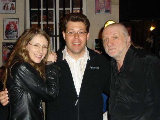 Anthony avec Alexandra et Dominique Duvivier