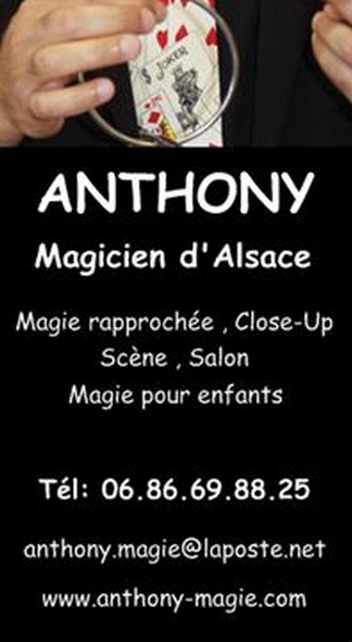 Anthony Magicien d'Alsace