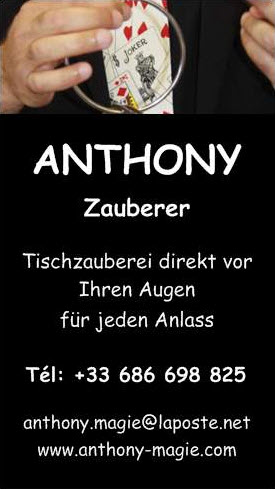 Anthony Magicien d'Alsace
